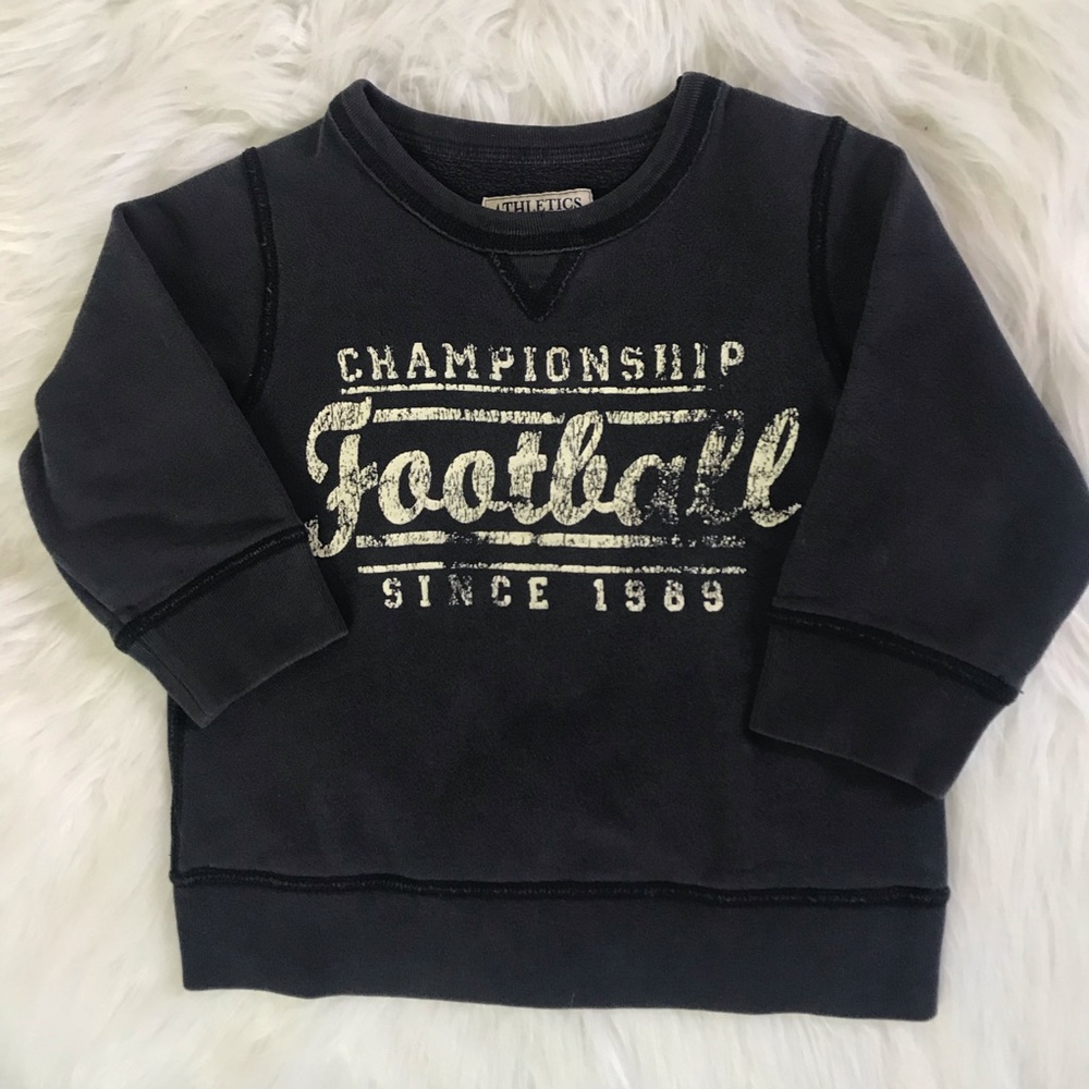Boys Long Sleeve Football Sweater | 3T